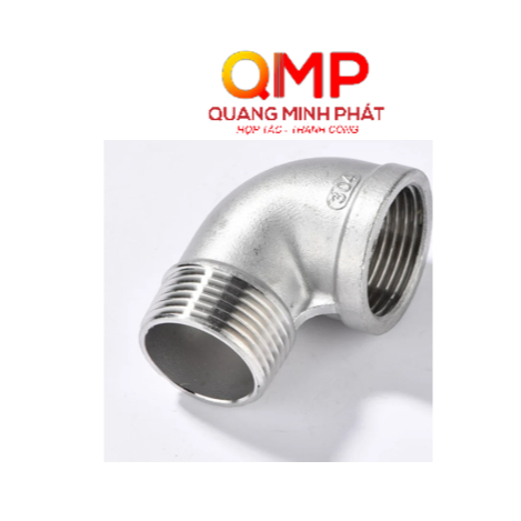 Co Điếu Inox Ren Trong Ren Ngoài, Co Ren Inox 304 Phi 13/17/21/27/34 ...