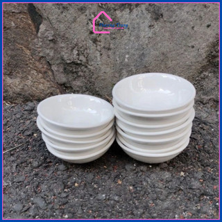 💢💢[Gốm sứ giá lẻ] 👉10 Chén nước tương nhỏ sứ trắng cao cấp - Phương Trang