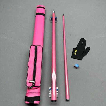 Cơ bida phủ carbon Grama hồng - Grama Pink - đầu cơ tẩy kính