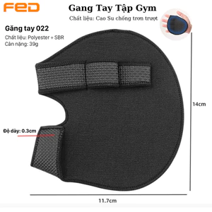 Găng Tay Tập Gym Chống Trơn Trượt, Bao Tay Tập Gym Chất Liệu Cao Su Thoáng Khí ( 1 Đôi )
