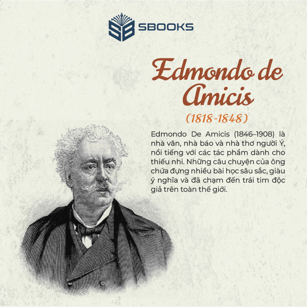 Sách Những Tấm Lòng Cao Cả - Văn Học Kinh Điển Thế Giới - Edmondo De Amicis -Sbooks Store