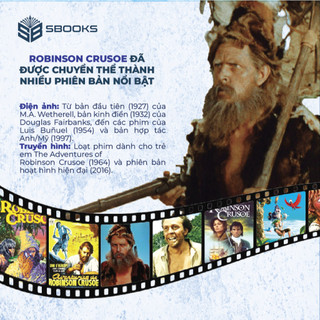 Sách - Robinson Crudoe - SBOOKS - Daniel Defoe