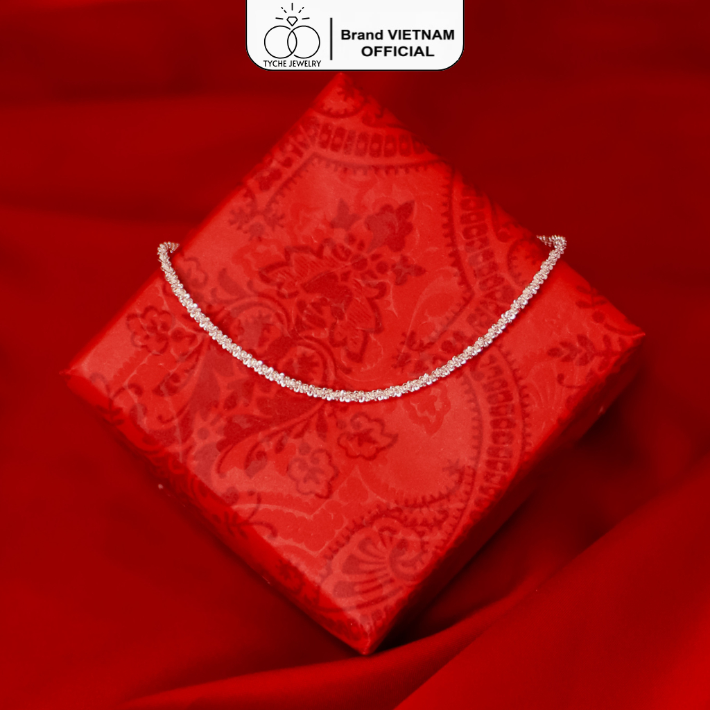 Lắc tay bạc nữ Tyche Blink dây xù bắt sáng lấp lánh Tyche Jewelry