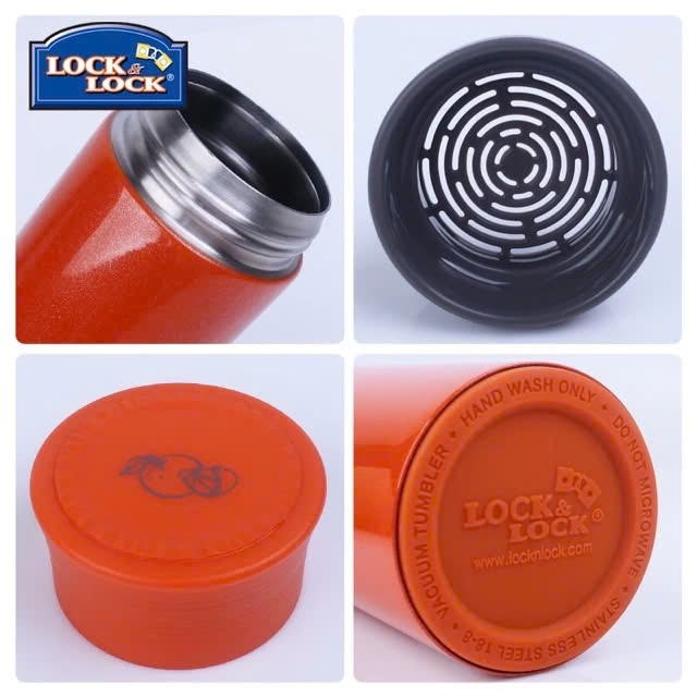 Bình giữ nhiệt LocknLock Fruits Tumbler LHC4110 dung tích 400ml, 5 màu lựa chọn - K-MALL