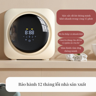 Máy Sấy quần áo mini  Cho Bé...Sấy khô, khử trùng tia cực tím, lọc bụi bẩn,bông dư thừa
