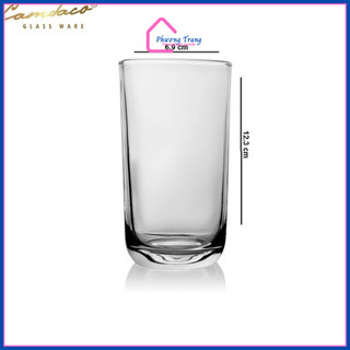 Bộ 6 Ly Thủy Tinh Bầu Cao PCD21001 280ML – Cẩm Đạt - Phương Trang
