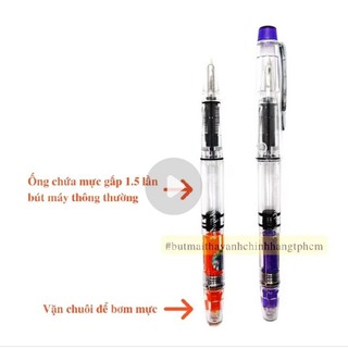 Bút mài Thầy Ánh sh069 nét thanh đậm tốt - bản ngòi kim tinh lá tre