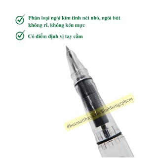 Bút mài Thầy Ánh sh069 nét thanh đậm tốt - bản ngòi kim tinh lá tre
