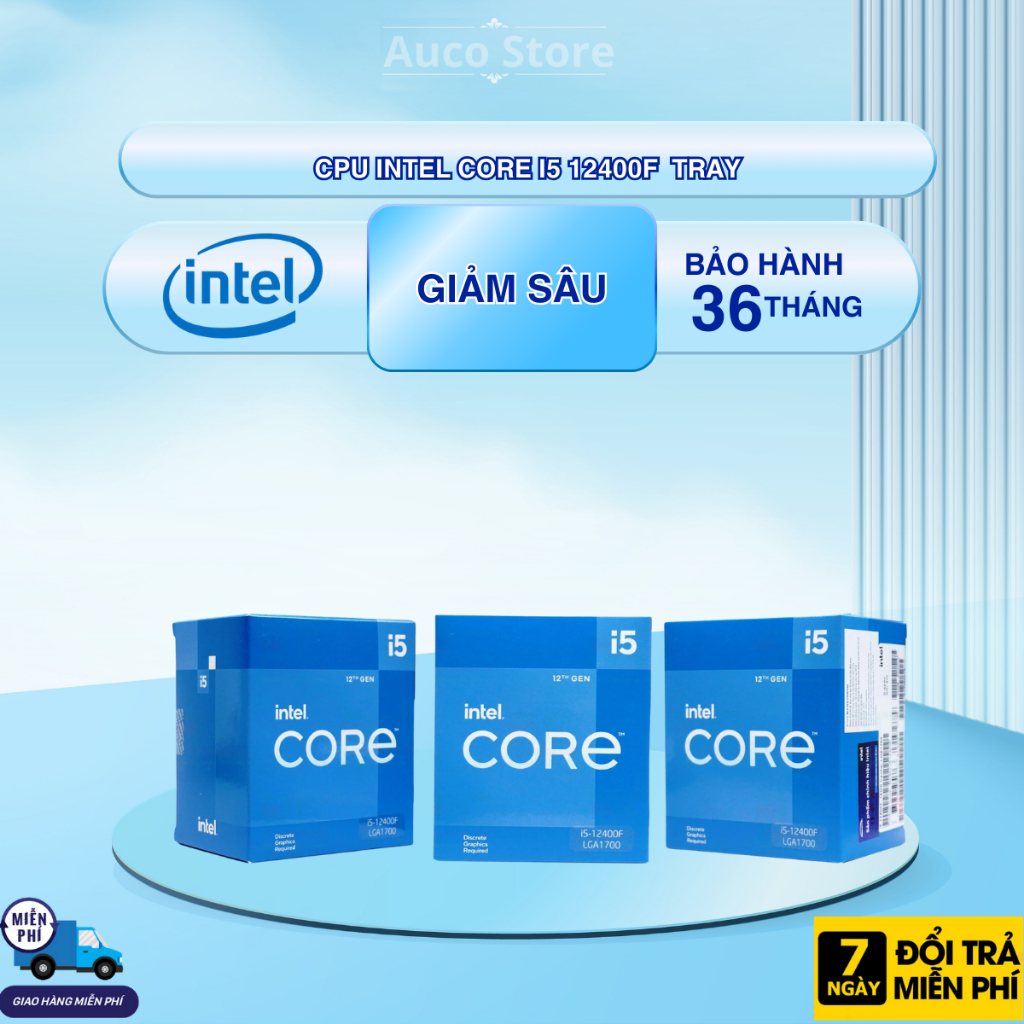 Cpu Intel Core I5 12400F (Up To 4.40GHz, 6 Nhân 12 Luồng,18MB Cache ...