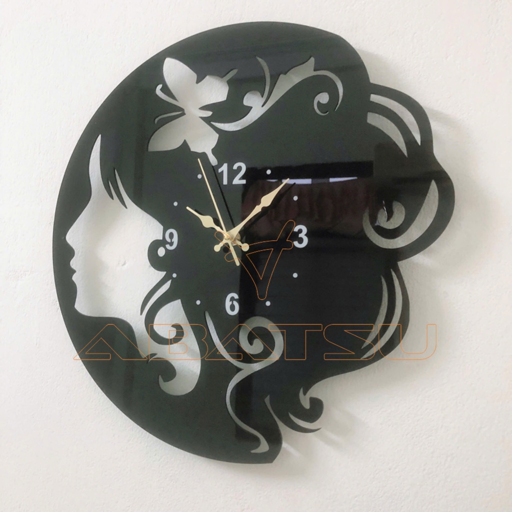 Abatsu Đồng Hồ Nghệ Thuật Đẹp Cho Tiệm Tóc Nữ: Điểm Nhấn Hoàn Hảo Nâng Tầm Không Gian!