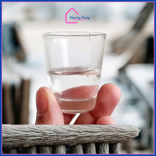 Bộ 12 Ly Cốc Thủy Tinh Uống Rượu Dáng Bầu 33ML - Cẩm Đạt - Phương Trang