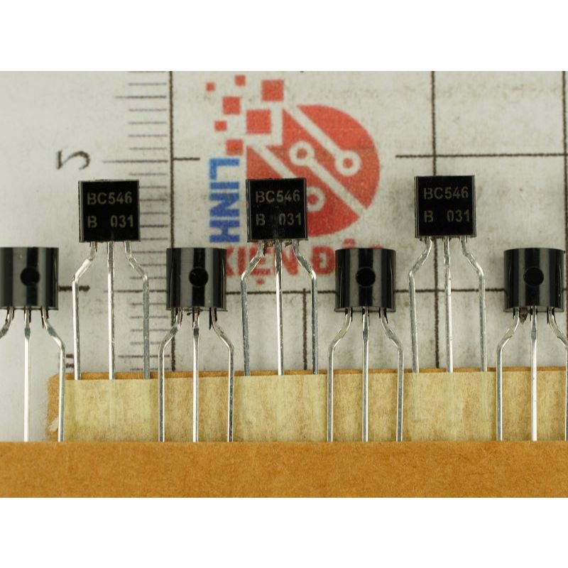 thumbnail image 2 of 500pcs BC546B NPN Transistors – 65V 0.1A, Original BC546, NEW, Bulk 2 of 6