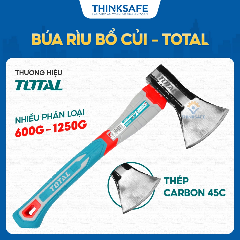 Búa rìu Total trọng lượng 600g - 1250g, dài 390 - 450mm, thép carbon ...