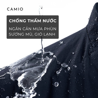 [OUTLET]  Áo khoác gió nam CAMIO 2 lớp siêu nhẹ form thoải mái mặc 4 mùa chống nắng chống nước cản gió
