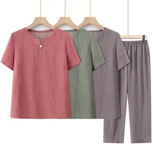 Top ️ Bộ quần áo trung niên Nữ QE456 Women