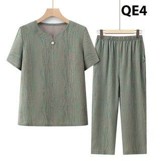Top ️ Bộ quần áo trung niên Nữ QE456 Women