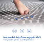 Nệm Foam Aroma Luxury Gấp 3 Đệm Foam Mật Độ Cao Nâng Đỡ Cột Sống Bảo Hành 10 Năm — ảnh 3