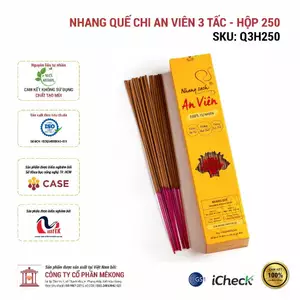 Nhang quế An Viên 3 tấc (hộp 250 cây) - Q3H250