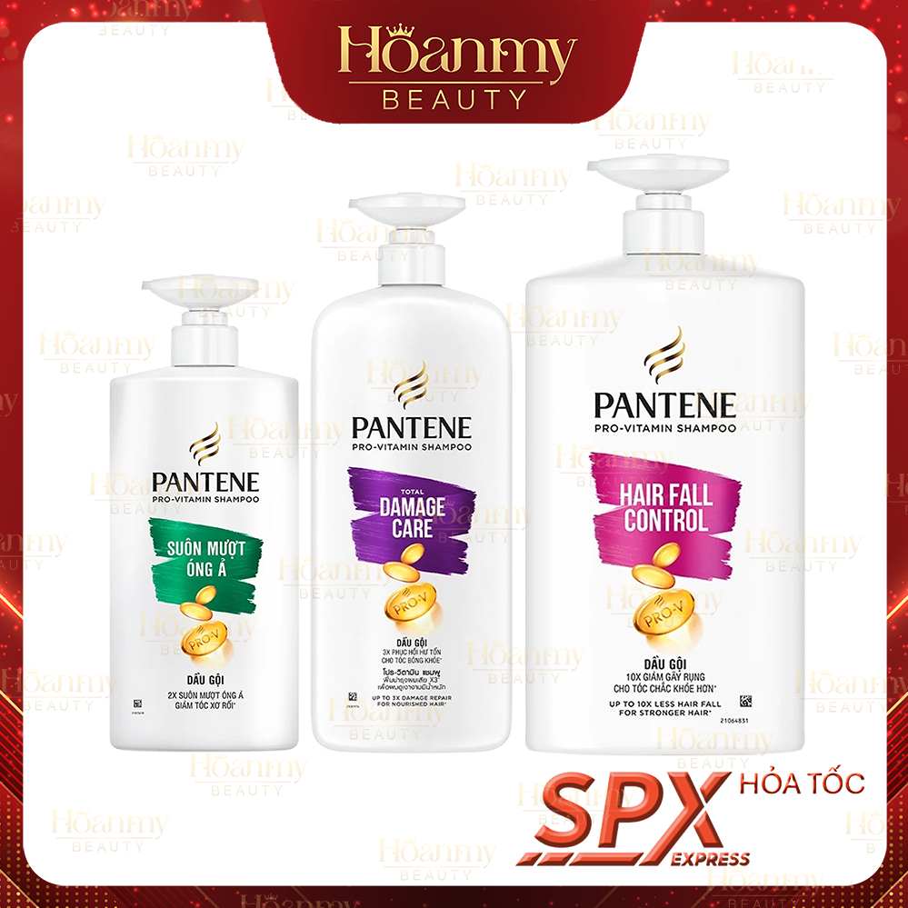 Dầu Gội PANTENE Pro-V Ngăn Rụng Tóc/ Phục Hồi Hư Tổn/ Suôn Mượt Óng Ả/ Giảm Gàu/ Dưỡng Ẩm 900g