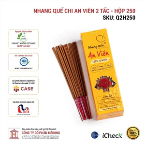 Nhang quế An Viên 2 tấc (hộp 250 cây) - Q2H250