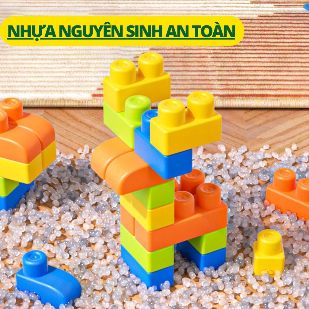 Ảnh Đồ Chơi Xếp Hình Có Túi Đựng 155 Chi Tiết Hàng Việt Nam 4