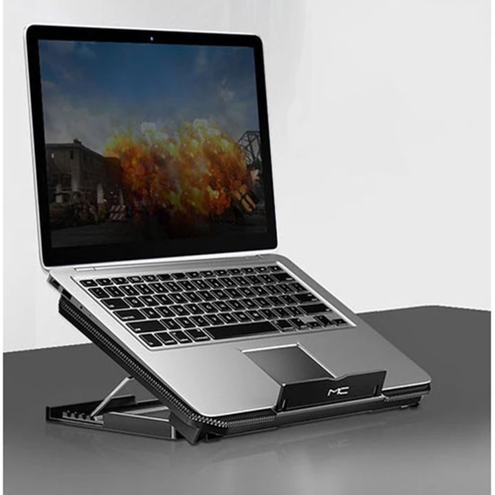 Đế Tản Nhiệt Laptop Q100 Chất Liệu Bền Đẹp Cứng Cáp, Đế Giảm Nhiệt Hiệu Quả Chịu Lực Tốt Cho Laptop