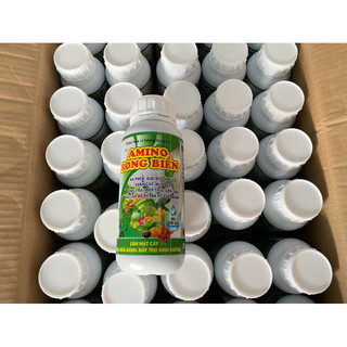 Phân bón vi lượng AMINO RONG BIỂN chai 500 ml. Kích rễ, Mập đọt, Xanh lá, Tốt trái, Hạ Phèn, Giải độc cho cây
