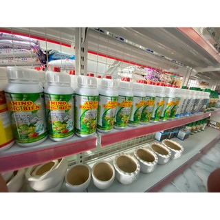 Phân bón vi lượng AMINO RONG BIỂN chai 500 ml. Kích rễ, Mập đọt, Xanh lá, Tốt trái, Hạ Phèn, Giải độc cho cây
