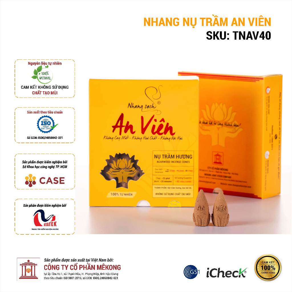 Nhang trầm nụ An Viên cao (TNAV40)