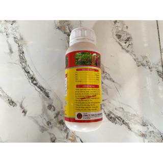 Phân bón vi lượng SIÊU CANXI BO KẼM DẠNG SỮA chai 500ml. dai cuống, chống rụng hoa trái, thối trái, cứng cây, quả đẹp