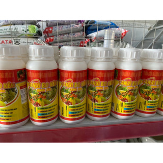 Phân bón vi lượng SIÊU CANXI BO KẼM DẠNG SỮA chai 500ml. dai cuống, chống rụng hoa trái, thối trái, cứng cây, quả đẹp