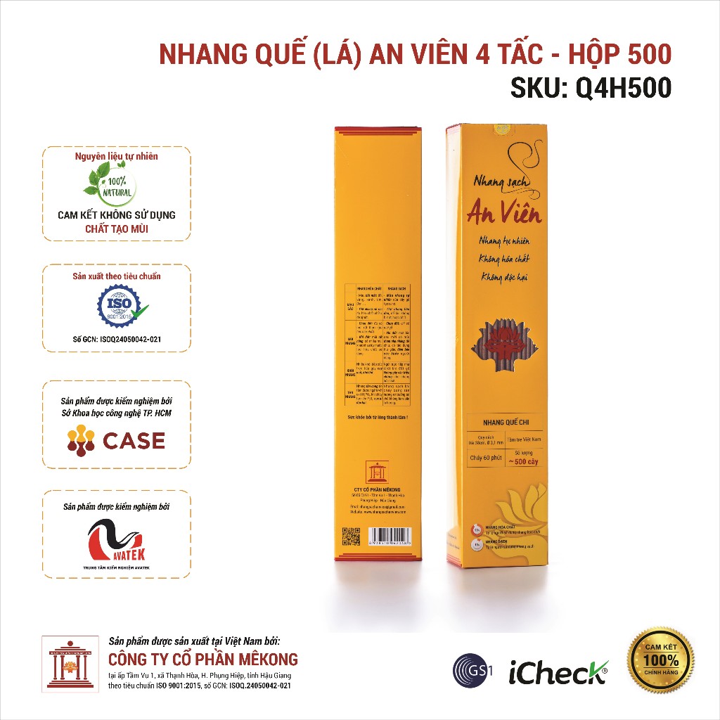Nhang quế An Viên 4 tấc (H500)