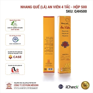 Nhang quế An Viên 4 tấc (hộp 500 cây) - Q4H500