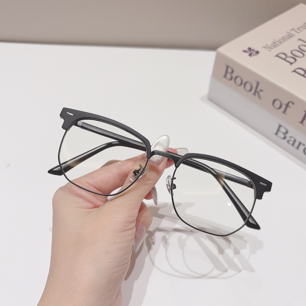 Ảnh Gọng kính cận thời trang nam nữ ANNA dáng vuông unisex cá tính OL 2204 1