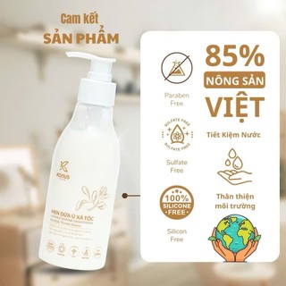 COMBO Liệu trình "Da mịn tóc xinh" KONUS Cơ thể mềm mịn, tóc mềm mượt tự nhiên ngăn gãy rụng
