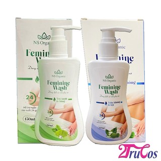 Dung dịch vệ sinh nữ NS Organic Feminine Wash 150ml (Lá Trầu Không Lô Hội, Lá Bàng Trà Xanh) 2Trucos