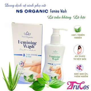 Dung dịch vệ sinh nữ NS Organic Feminine Wash 150ml (Lá Trầu Không Lô Hội, Lá Bàng Trà Xanh) 2Trucos