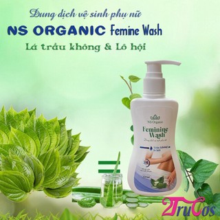 Dung dịch vệ sinh nữ NS Organic Feminine Wash 150ml (Lá Trầu Không Lô Hội, Lá Bàng Trà Xanh) 2Trucos
