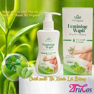 Dung dịch vệ sinh nữ NS Organic Feminine Wash 150ml (Lá Trầu Không Lô Hội, Lá Bàng Trà Xanh) 2Trucos