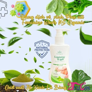 Dung dịch vệ sinh nữ NS Organic Feminine Wash 150ml (Lá Trầu Không Lô Hội, Lá Bàng Trà Xanh) 2Trucos