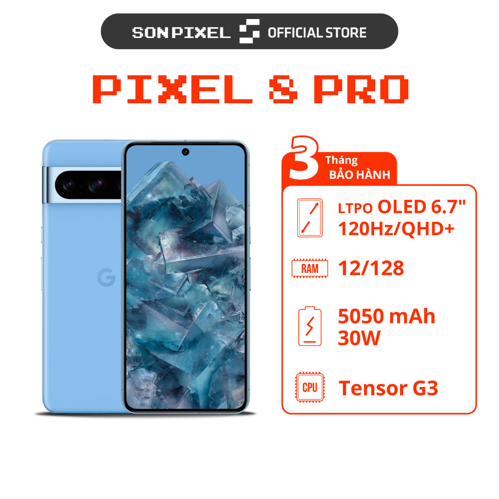 Điện Thoại Google Pixel 8 Pro, Chip Tensor G3 Với Camera Siêu Đỉnh, Ram ...