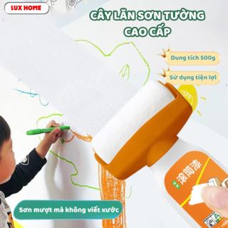 Cây Lăn Sơn Tường Cao Cấp 500g Làm Sạch Tường Bị Vẽ Bẩn - Ố Vàng - Nấm Mốc, Độ Che Phủ Cao
