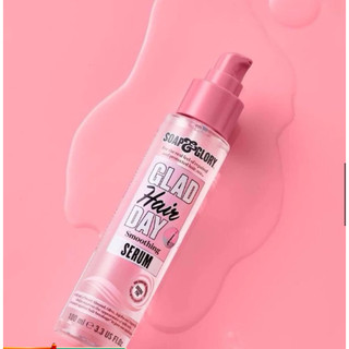 SERUM PHỤC HỒI TÓC SOAP & GLORY GLAD HAIR DAY SMOOTHING SERUM CHAI 100ML - PHỒNG PHỀNH