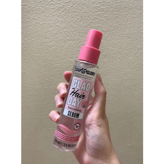 SERUM PHỤC HỒI TÓC SOAP & GLORY GLAD HAIR DAY SMOOTHING SERUM CHAI 100ML - PHỒNG PHỀNH