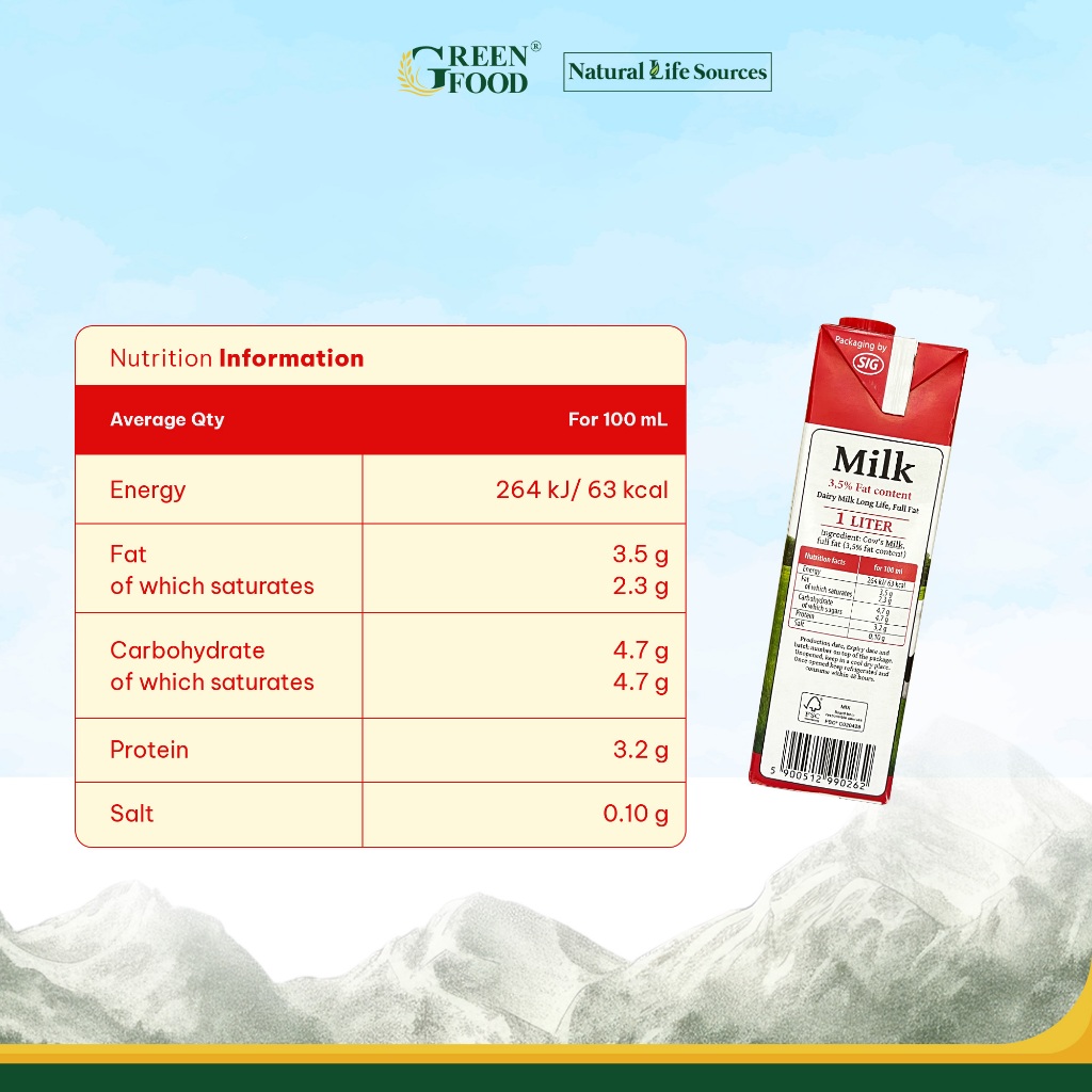 Ảnh Combo 4 Sữa Tươi Tiệt Trùng Mlekovita Nguyên Kem 1L - Béo Cao 3.5%, Không Đường, Nhập Khẩu từ Ba Lan 4