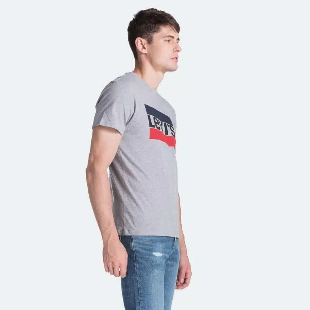 Áo thun nam LEVl Men Sportswear Logo Graphic Tee ‘Grey’ -39636-0002
