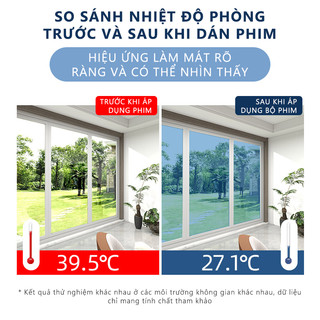 OOKAS phim dán kính cách nhiệt，Giấy decal dán kính chống nắng nóng UV chống nhìn trộm