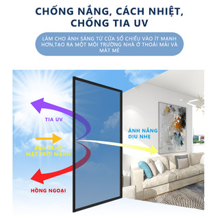 OOKAS phim dán kính cách nhiệt，Giấy decal dán kính chống nắng nóng UV chống nhìn trộm