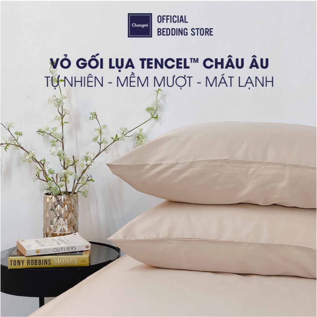 Ảnh Vỏ gối Tencel Châu Âu cao cấp Changmi Bedding siêu mềm mượt và mát lạnh - 1 chiếc 1