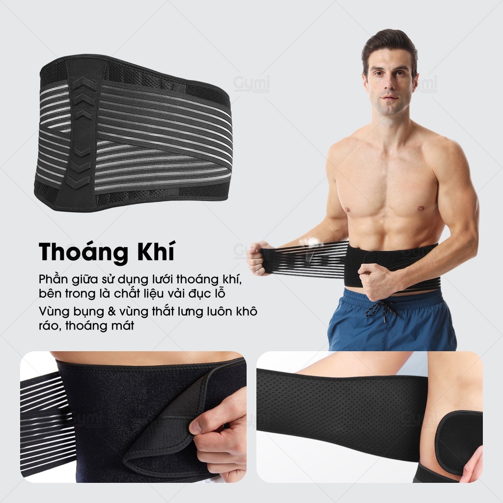 Đai Lưng Tập Gym Có Lò Xo Aolikes A-7998 - Đai Lưng Hỗ Trợ Cột Sống, Thoát Vị Đĩa Đệm, Cong Vẹo Lưng - AL7998